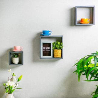 An Image of Set of 3 Harbour Housewares Box Shelves