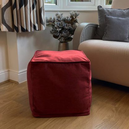 An Image of Daro Vogue Cube Pouffe