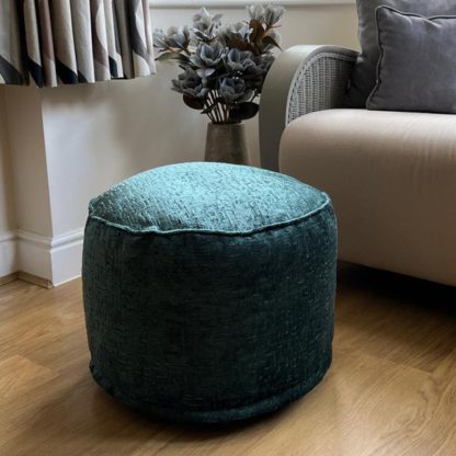 An Image of Daro Alex Round Pouffe