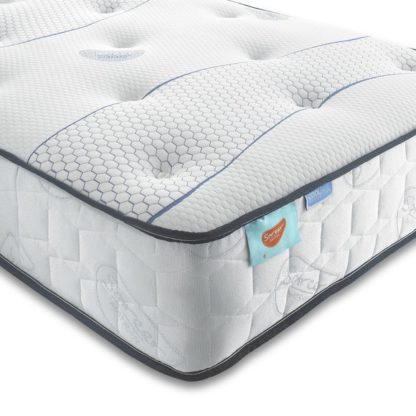 An Image of Sareer Pocket Sprung Cool Blue Mattress