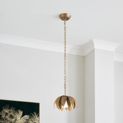 An Image of Alder Art Deco Adjustable Pendant Light