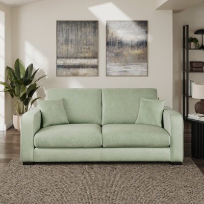 An Image of Carson Vintage Velvet 3 Seater Sofa