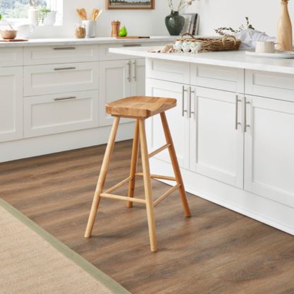 An Image of Loxwood Counter Height Bar Stool, Solid Oak