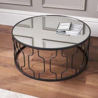 An Image of Caprisse Coffee Table, Mirrored Glass