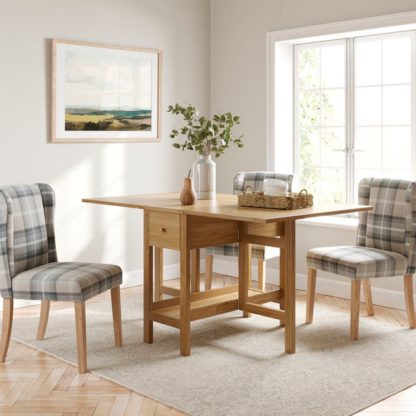 An Image of Clifford 2-4 Seater Drop Leaf Dining Table