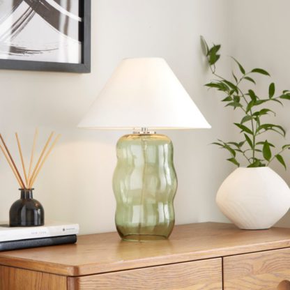 An Image of Phoebe Abstract Glass Table Lamp