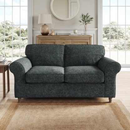 An Image of Flori Chunky Chenille 2 Seater Sofa