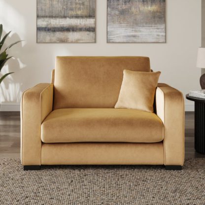 An Image of Carson Vintage Velvet Snuggle Chair