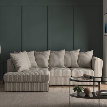 An Image of Blake Jumbo Cord Corner Sofa