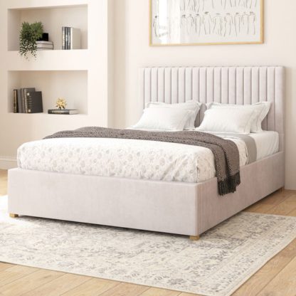 An Image of Grant Plush Velvet Adjustable Bed