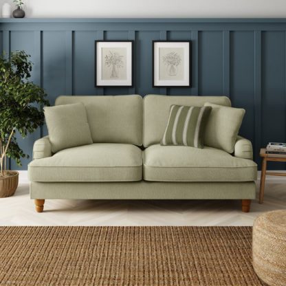 An Image of Beatrice Tonal Chenille 3 Seater Sofa