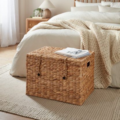 An Image of Water Hyacinth Woven Underbed Trunk