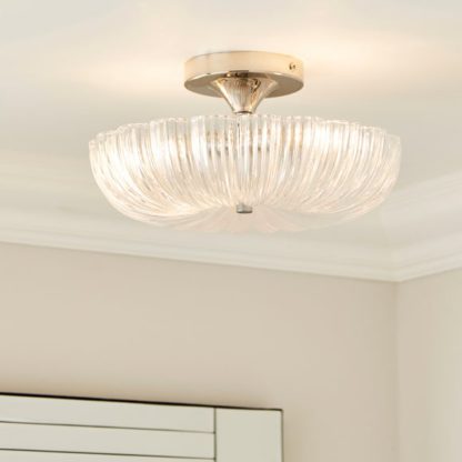 An Image of Evelyn Bathroom Flush Ceiling Light