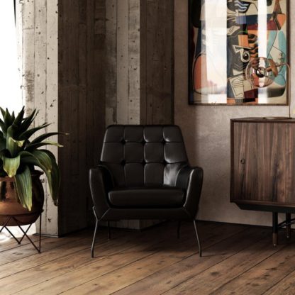 An Image of Brayden Faux Leather Accent Chair