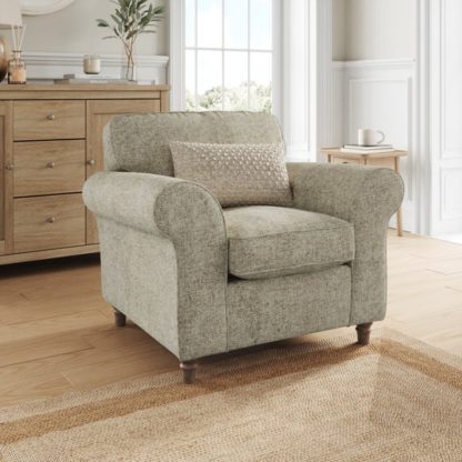 An Image of Flori Chunky Chenille Armchair