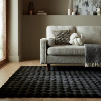 An Image of Bubble Washable Faux Fur Rug