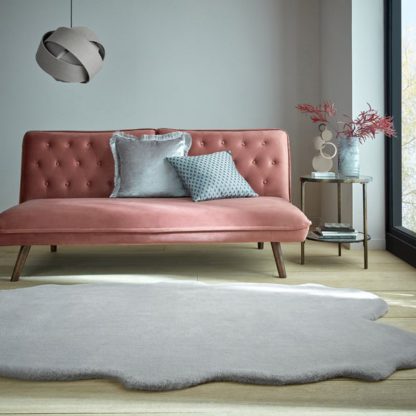 An Image of Supersoft Faux Fur Quad Rug