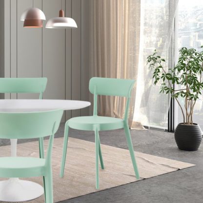 An Image of Fusion Living Plastic Bistro Dining Chair