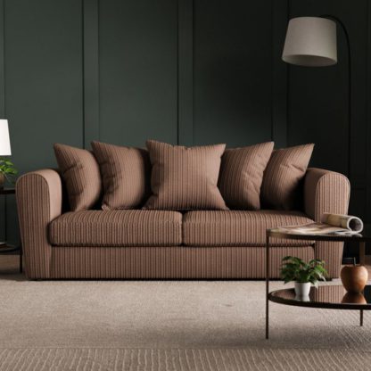 An Image of Blake Jumbo Cord 3 Seater Sofa