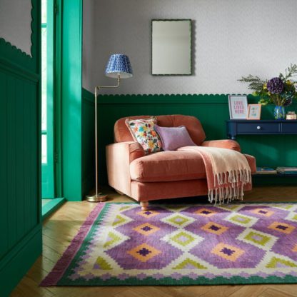 An Image of Sophie Robinson Candy Kilim Wool Rug