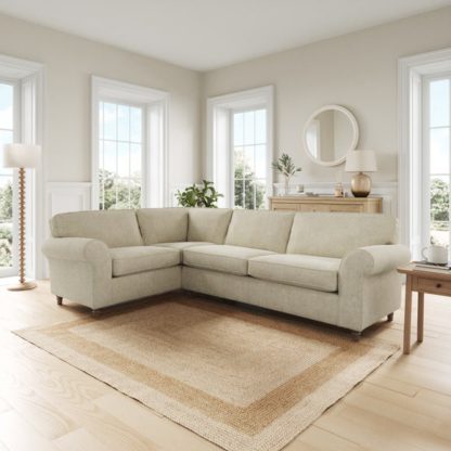 An Image of Flori Soft Chenille Corner Sofa