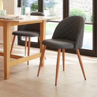 An Image of Astrid Dining Chair, Flatweave Fabric