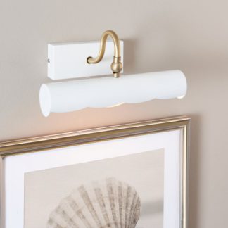 An Image of Remi Scalloped Adjustable Picture Wall Light