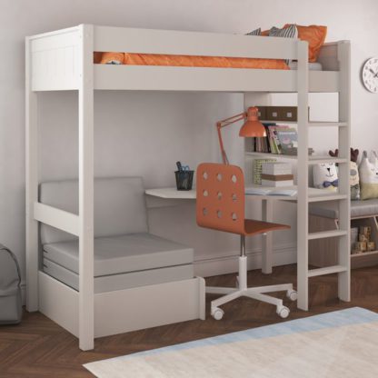 An Image of Stompa Classic Highsleeper with Desk And Chair Bed