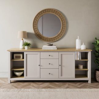 An Image of Olney Extra Wide Sideboard, Stone