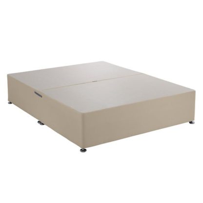 An Image of Return - Universal Linen Divan Base, Super King Cream No Storage