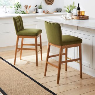 An Image of Delilah Bar Stool, Velvet