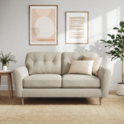 An Image of Sven Chunky Tonal Weave 2 Seater Sofa