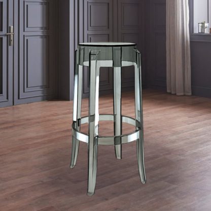 An Image of Fusion Living Ghost Style Bar Height Bar Stool