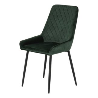 An Image of Avery Set of 2 Dining Chairs, Velvet