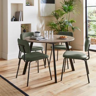 An Image of Maven 4 Seater Round Dining Table