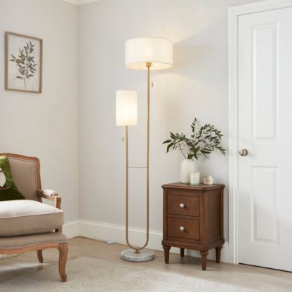 An Image of Sadie 2 Light Floor Lamp