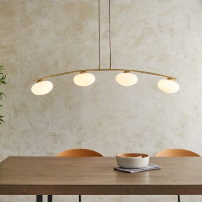 An Image of Yonah 4 Light Adjustable Diner Ceiling Light