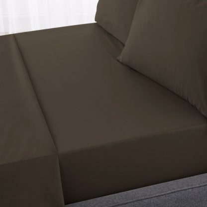 An Image of Hotel 230 Thread Count Percale 100% Cotton Fitted Sheet