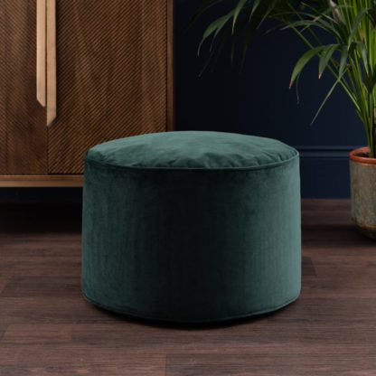 An Image of Eliza Velvet Pouffe