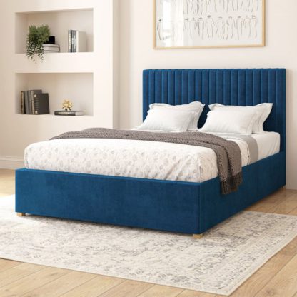 An Image of Grant Plush Velvet Adjustable Bed