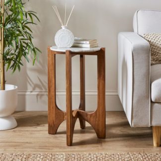 An Image of Jae Real Marble Side Table