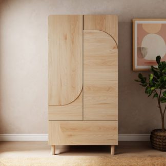 An Image of Aldo Double Wardrobe, Light Oak