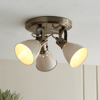 An Image of Miley Industrial 3 Light Adjustable Spotlight