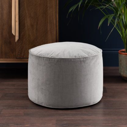 An Image of Eliza Velvet Pouffe