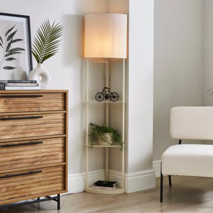 An Image of Jakob Shelved Floor Lamp