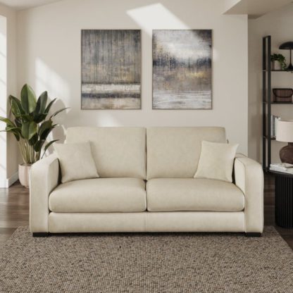 An Image of Carson Vintage Velvet 3 Seater Sofa