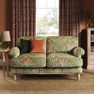 An Image of Jolene William Morris Woodland Weeds Print Velvet 2 Seater Sofa