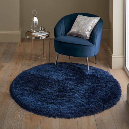 An Image of Jewel Shaggy Round Rug