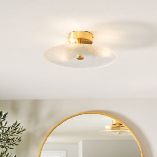 An Image of Circlet 3 Light Flush Bathroom Ceiling Light