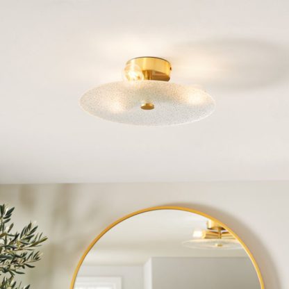 An Image of Circlet 3 Light Flush Bathroom Ceiling Light